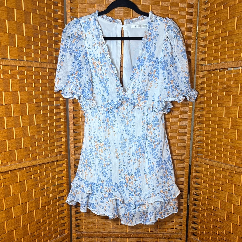 Saints + Secrets Floral Mini Dress
